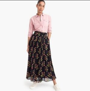 Point Sur J. Crew floral skirt